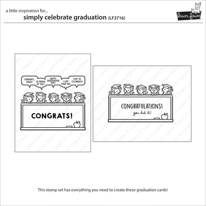 Lawn Fawn - Simply Celebrate Graduation