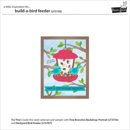 Lawn Fawn - Build-A-Bird Feeder
