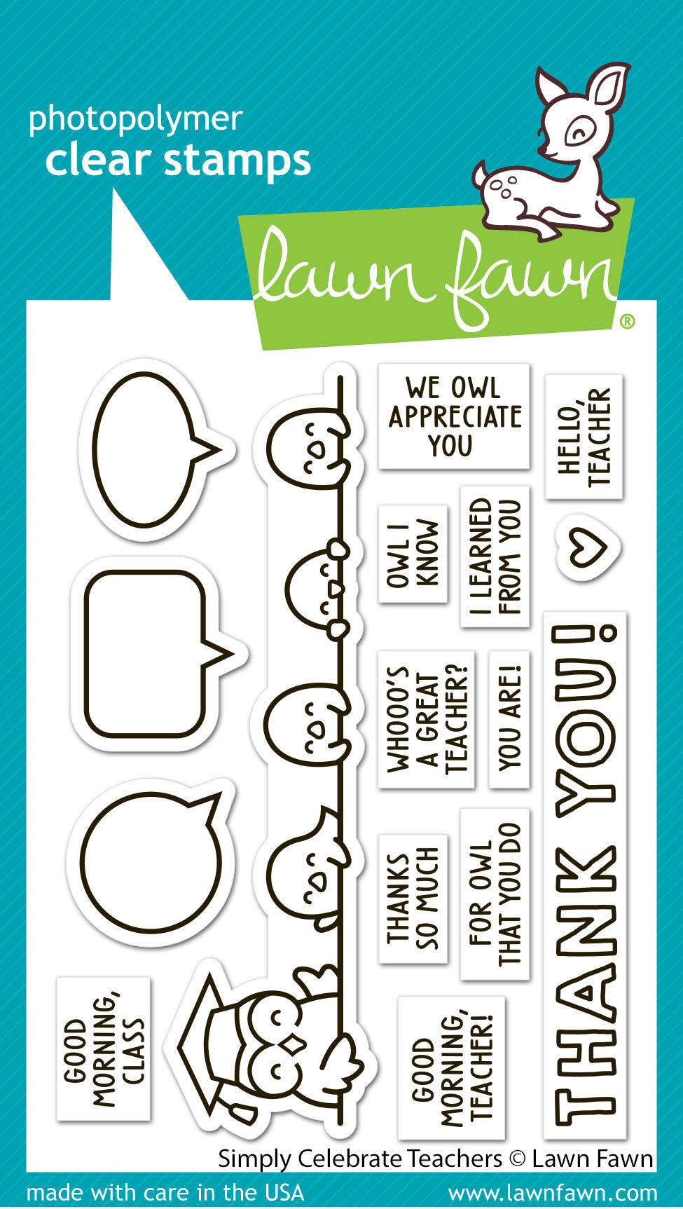 Lawn Fawn - Simply Celebrate Teachers
