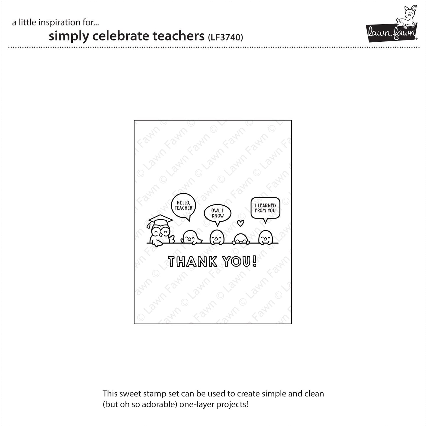 Lawn Fawn - Simply Celebrate Teachers