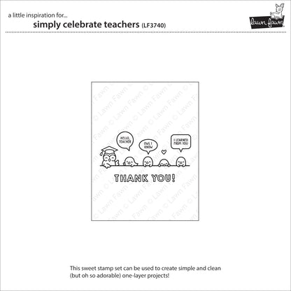 Lawn Fawn - Simply Celebrate Teachers