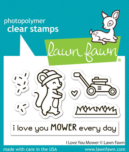 Lawn Fawn - I Love You Mower