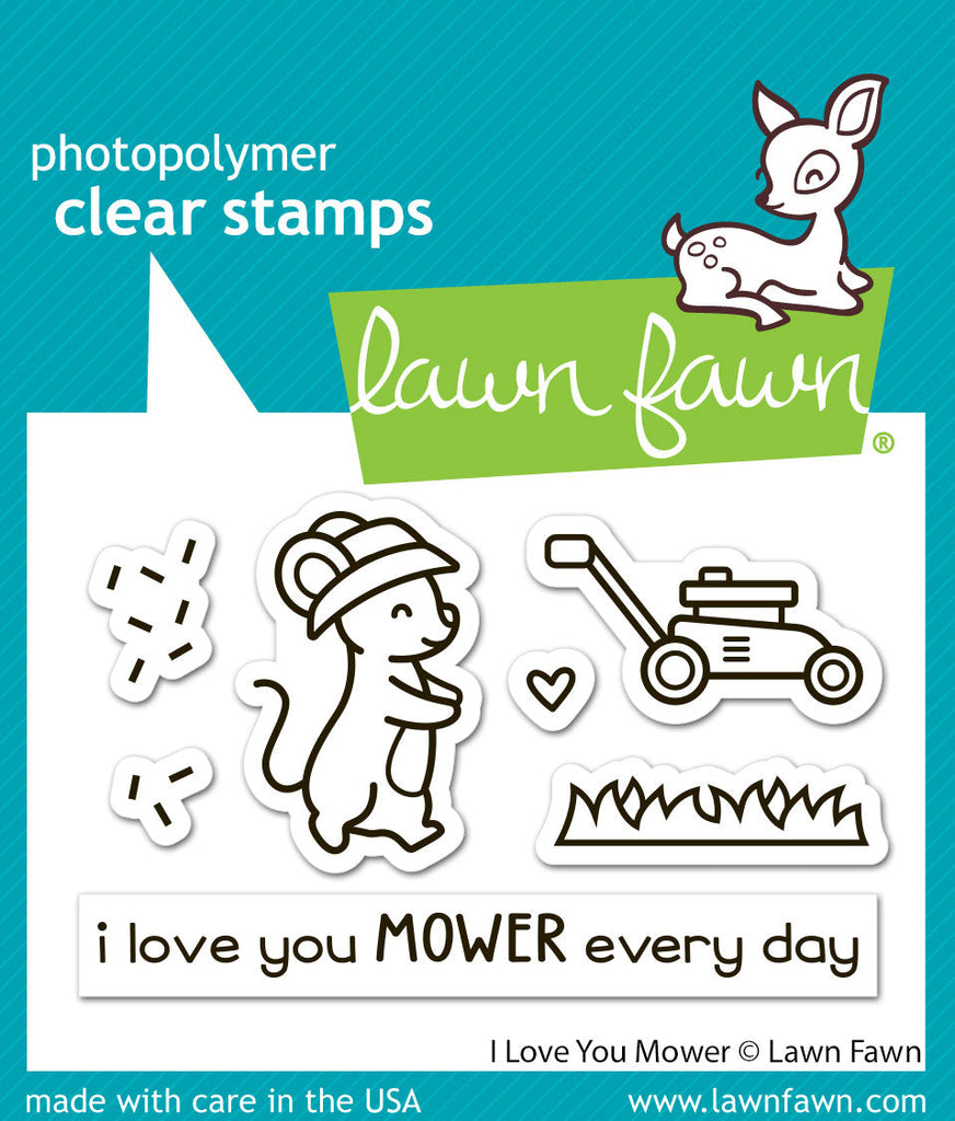 Lawn Fawn - I Love You Mower