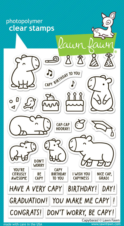 Lawn Fawn - Capybaras!