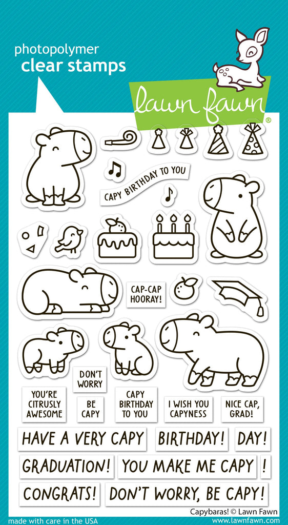 Lawn Fawn - Capybaras!
