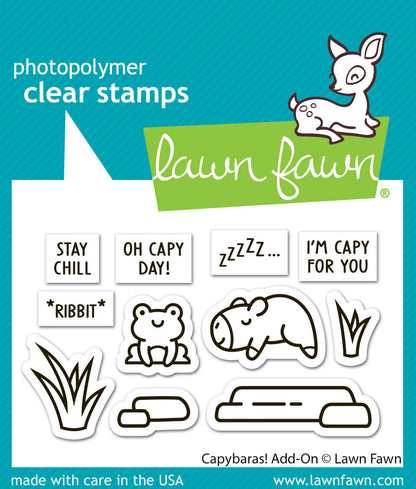 Lawn Fawn - Capybaras! Add-On