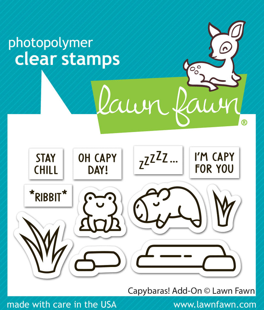 Lawn Fawn - Capybaras! Add-On