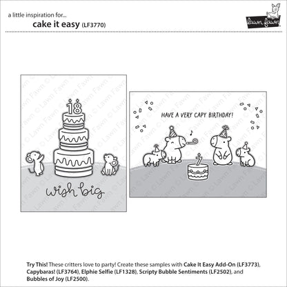 Lawn Fawn - Cake It Easy