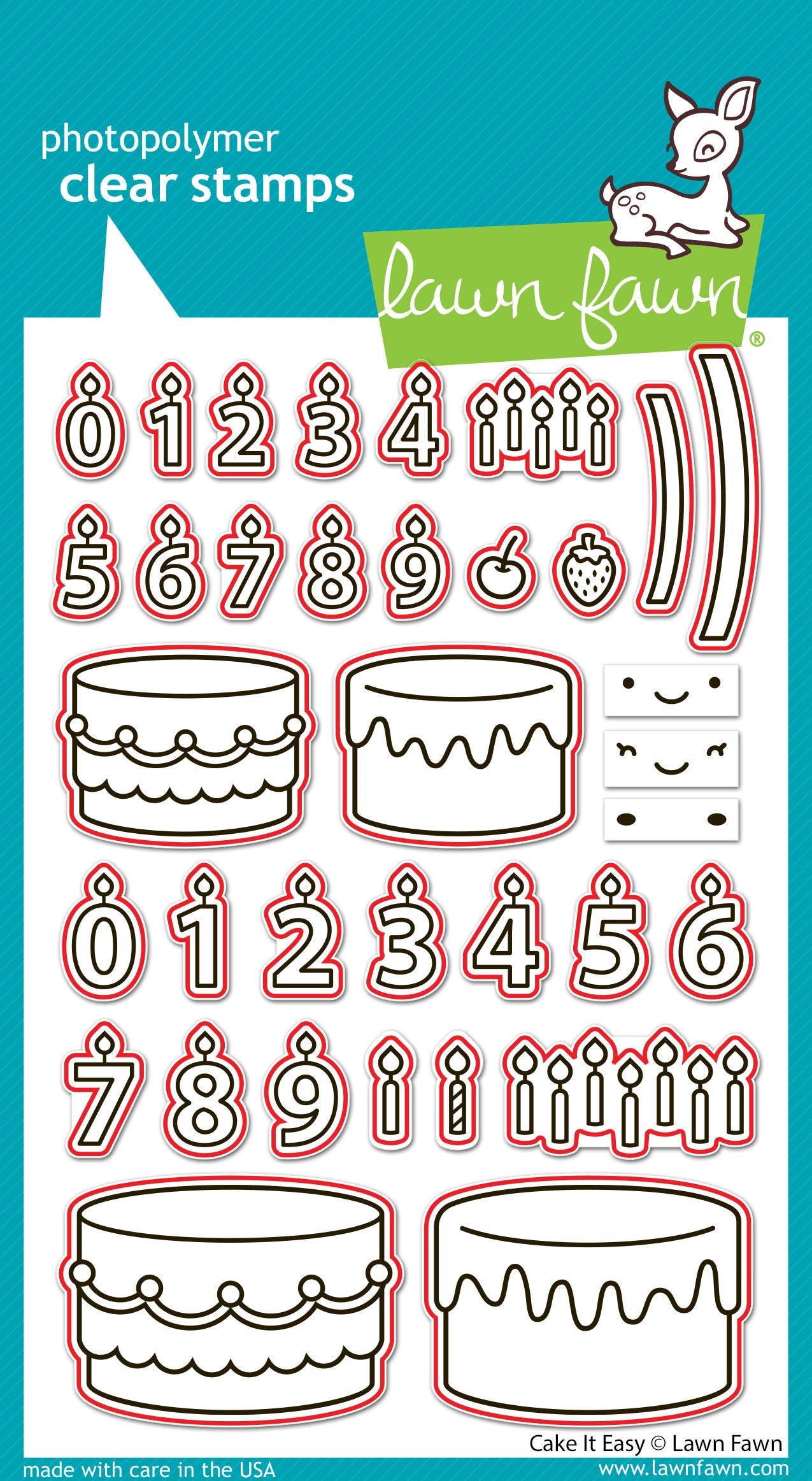 Lawn Fawn - Cake It Easy Lawn Cuts