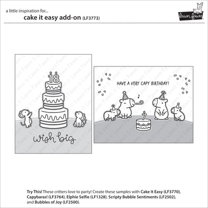 Lawn Fawn - Cake It Easy Add-On