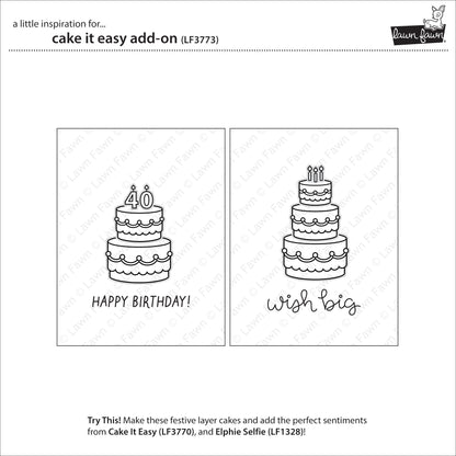 Lawn Fawn - Cake It Easy Add-On