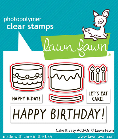 Lawn Fawn - Cake It Easy Add-On Lawn Cuts