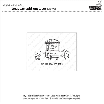 Lawn Fawn - Treat Cart Add-On: Tacos