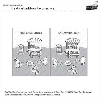 Lawn Fawn - Treat Cart Add-On: Tacos