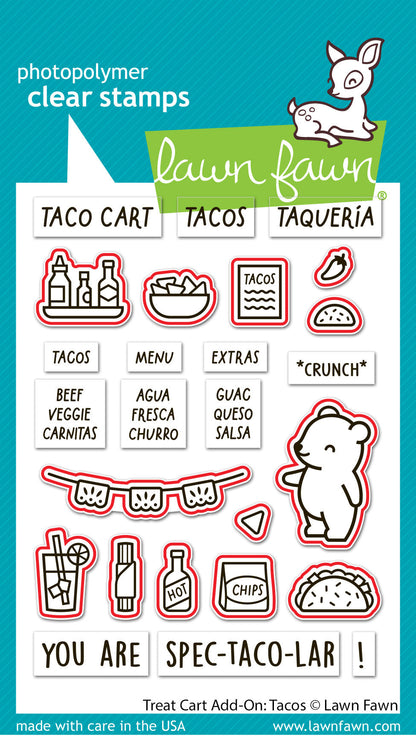 Lawn Fawn - Treat Cart Add-On: Tacos Lawn Cuts