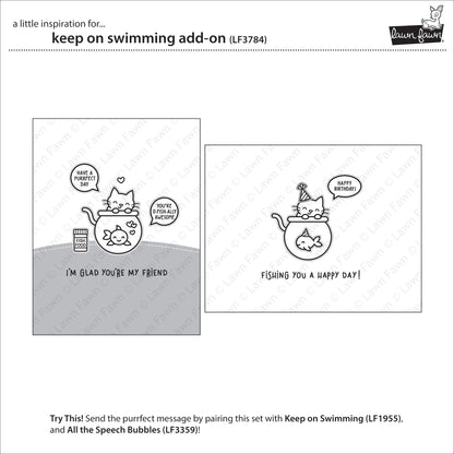 Lawn Fawn - Keep On Swimming Add-On
