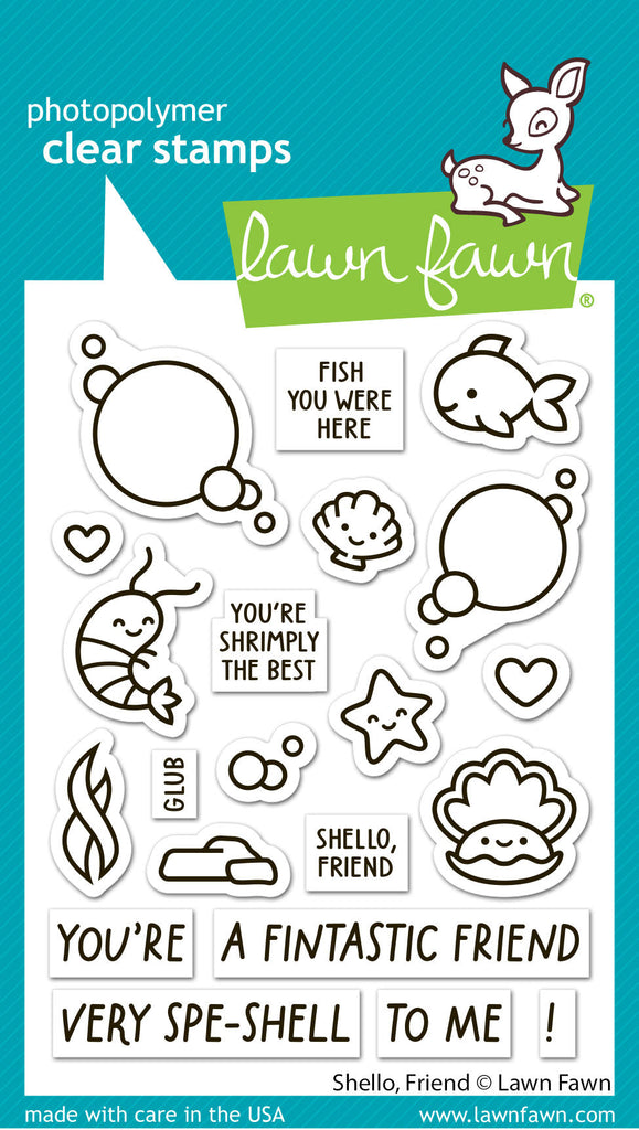 Lawn Fawn - Shello, Friend