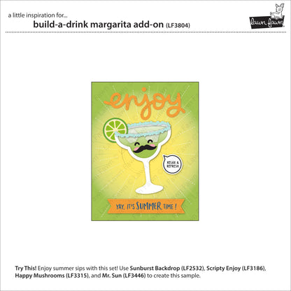 Lawn Fawn - Build-A-Drink Margarita Add-On