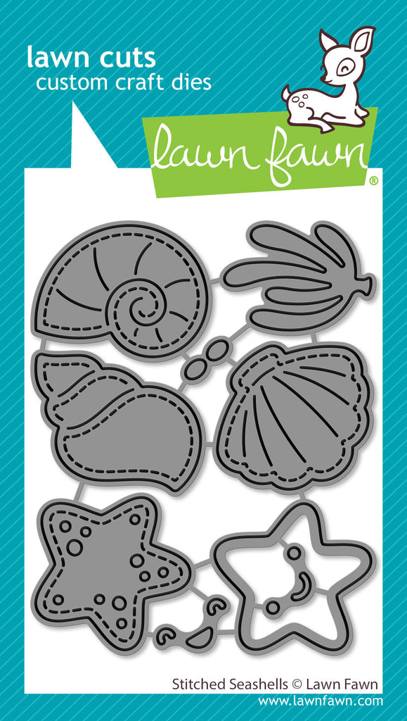 Lawn Fawn - Stitched Seashells