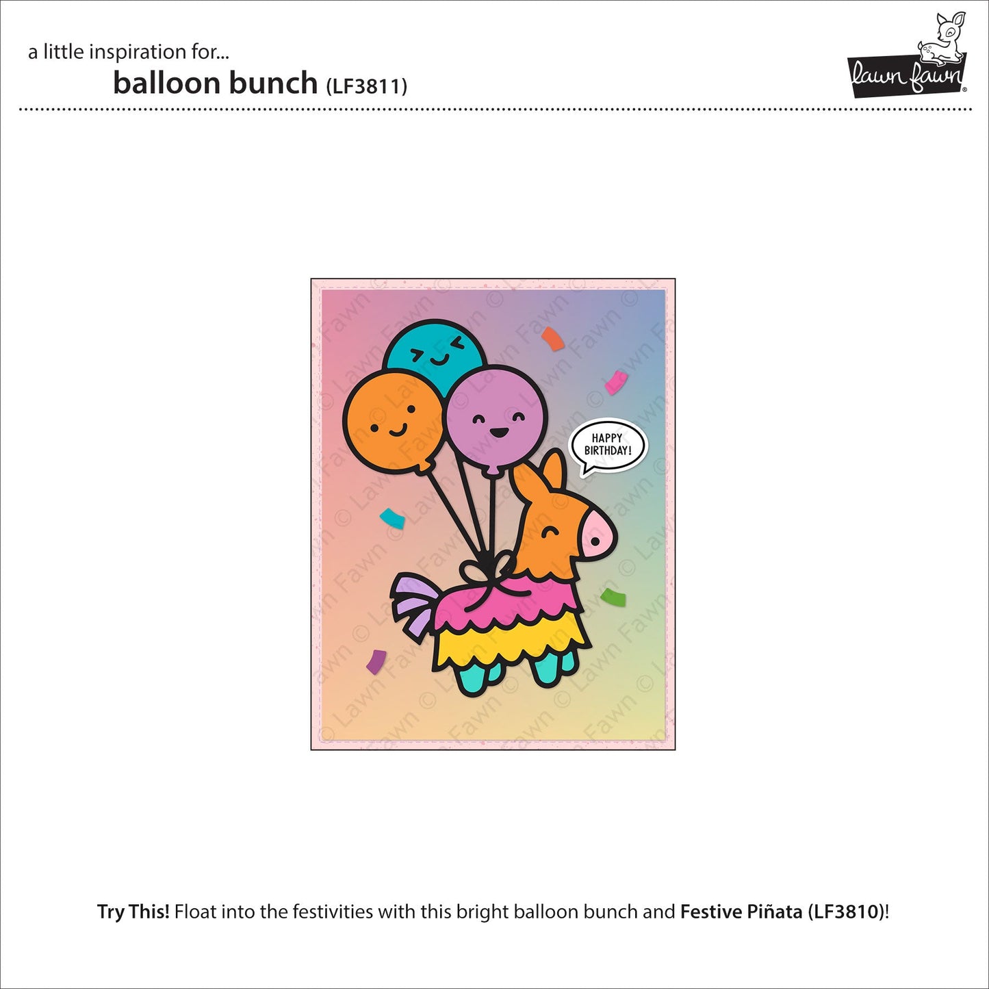 Lawn Fawn - Balloon Bunch