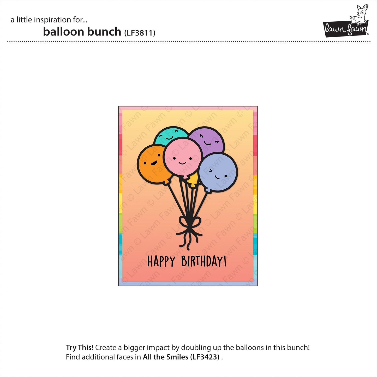 Lawn Fawn - Balloon Bunch