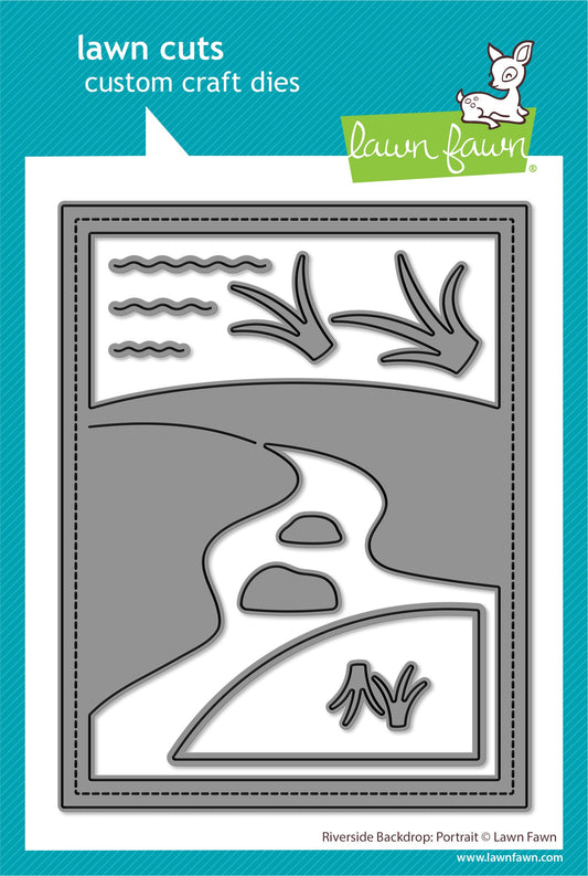 Lawn Fawn - Riverside Backdrop: Portrait