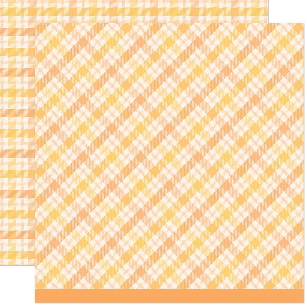 Lawn Fawn - Favorite Flannel Fall Chai Tea 12x12"