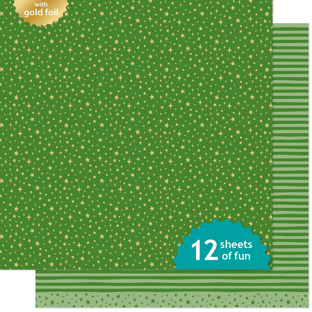 Lawn Fawn - All The Sparkles Jade 12x12"