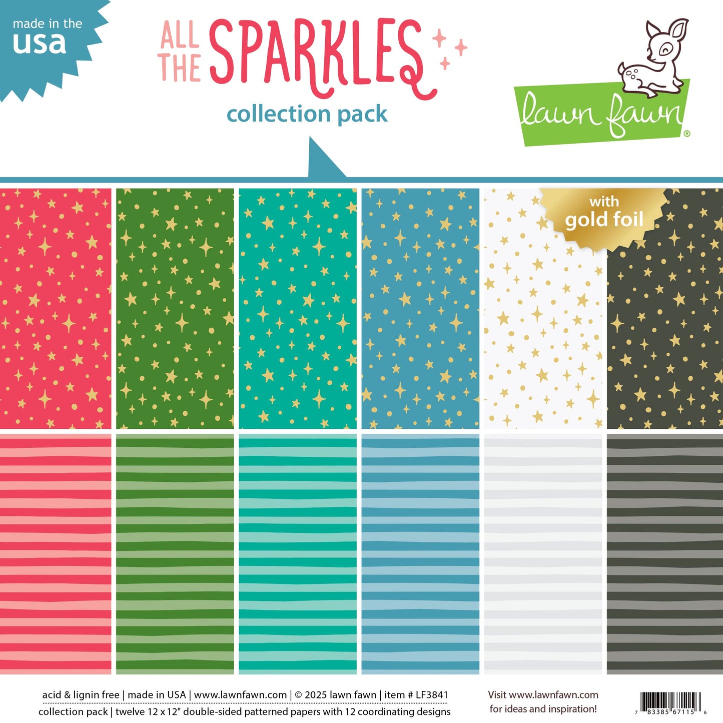 Lawn Fawn - All The Sparkles Collection Pack 12x12"
