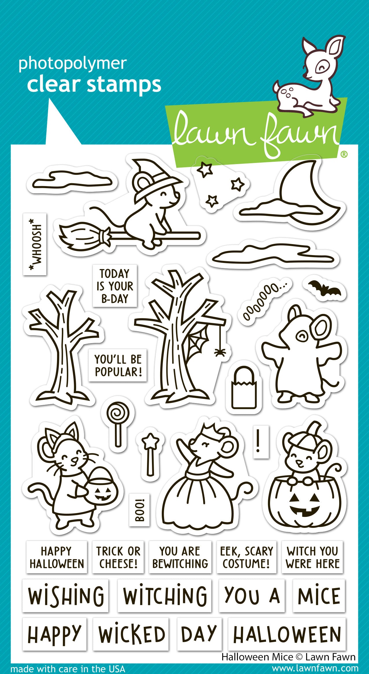 Lawn Fawn - Halloween Mice