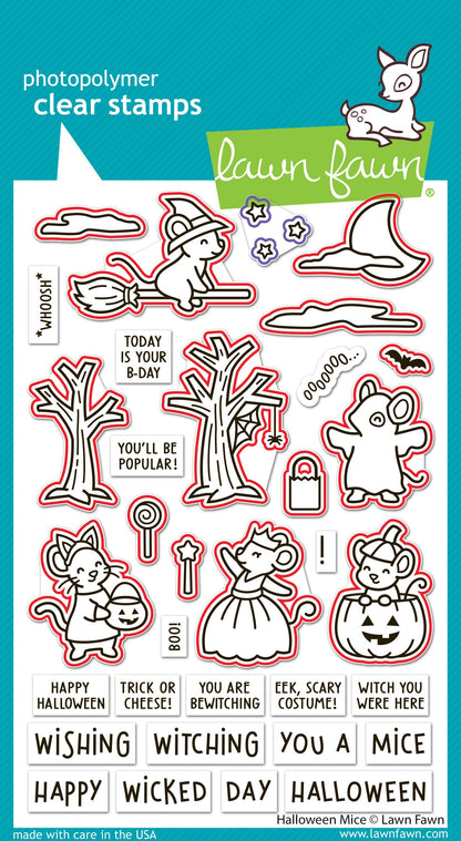 Lawn Fawn - Halloween Mice Lawn Cuts