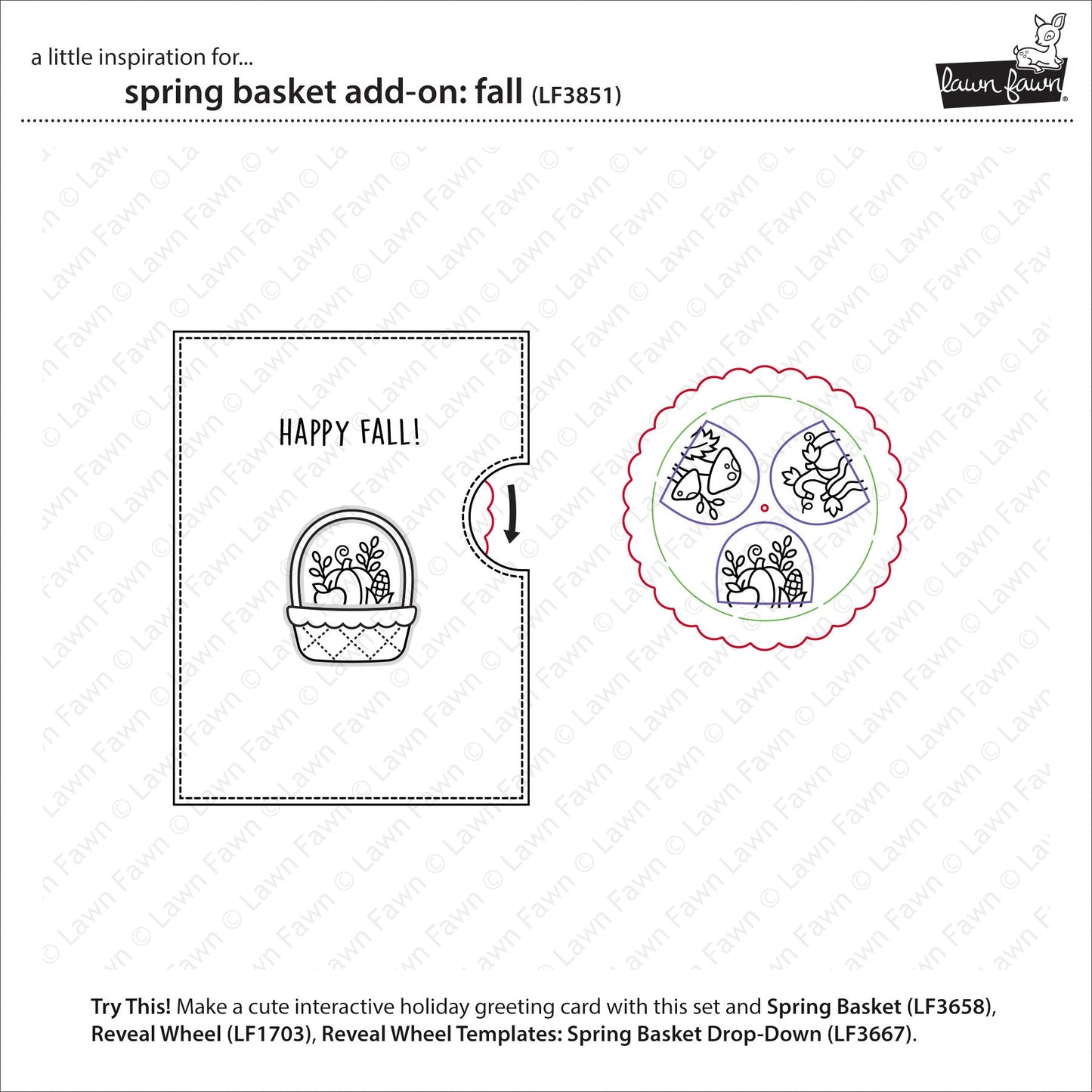 Lawn Fawn - Spring Basket Add-On: Fall