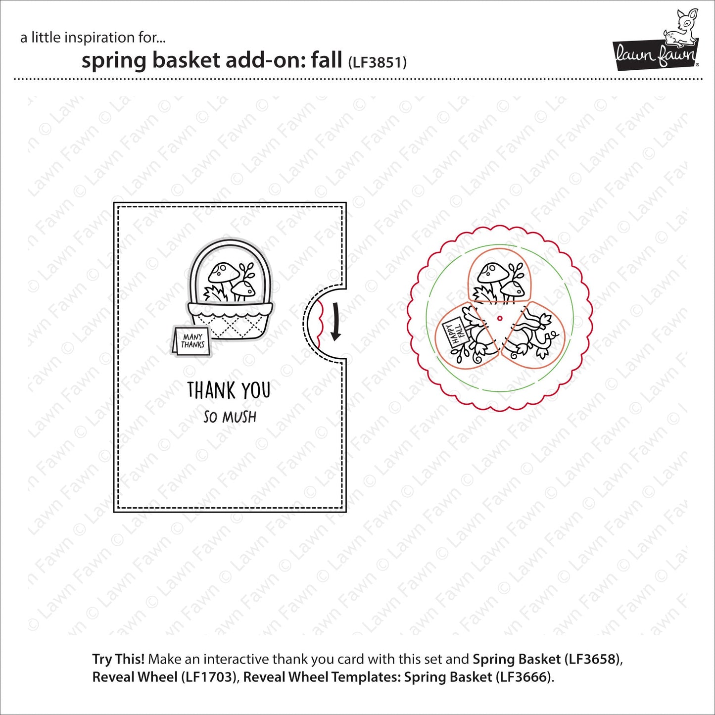 Lawn Fawn - Spring Basket Add-On: Fall