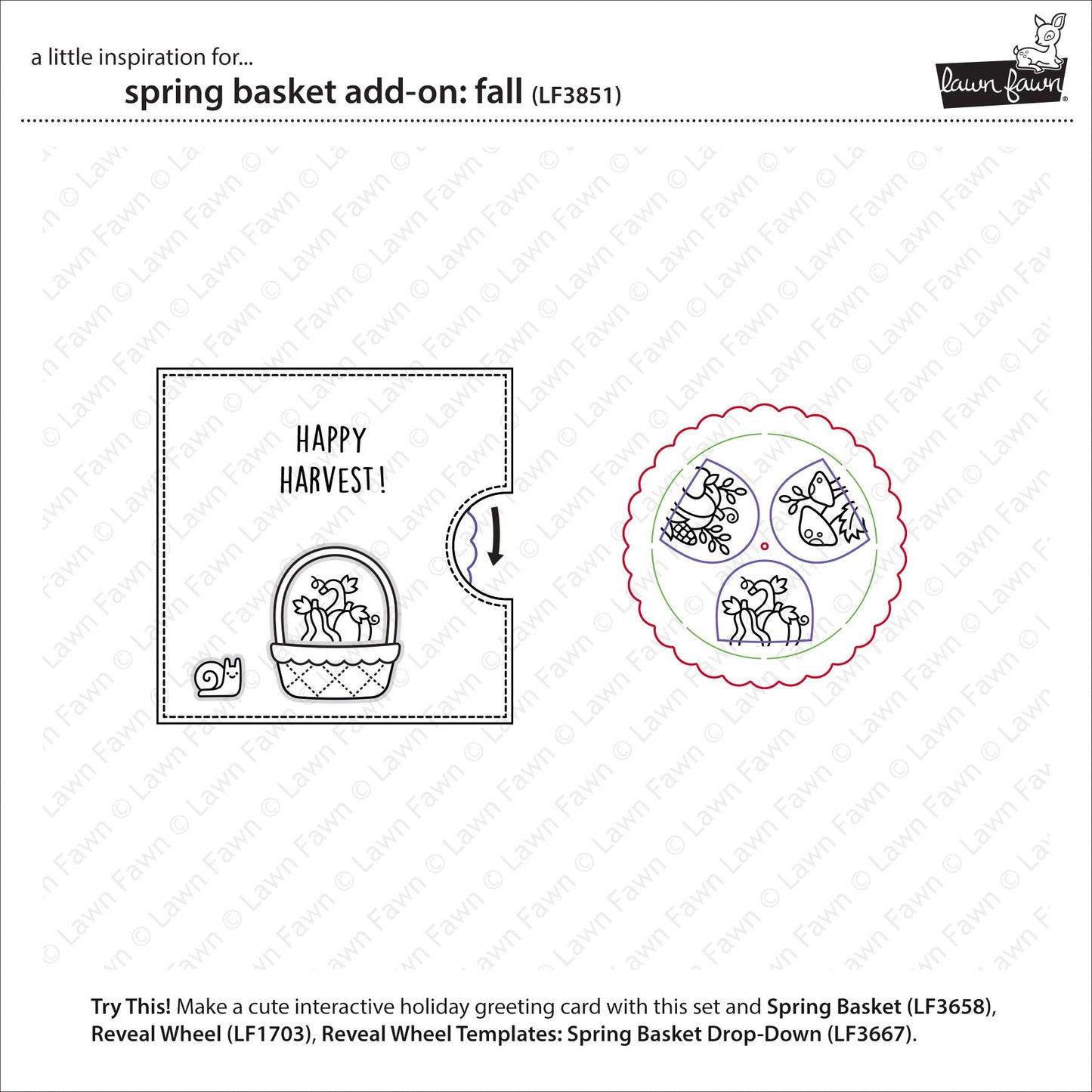 Lawn Fawn - Spring Basket Add-On: Fall