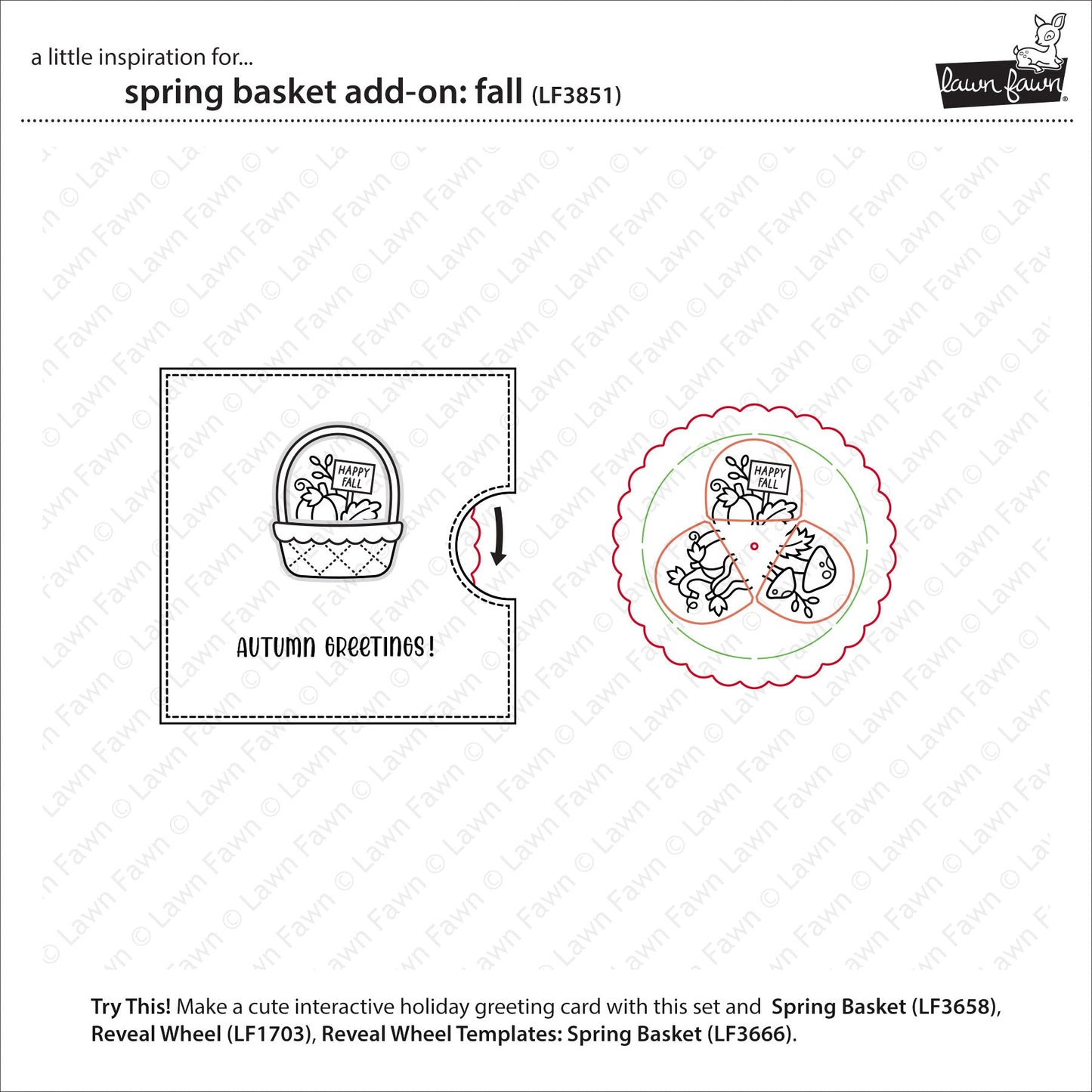 Lawn Fawn - Spring Basket Add-On: Fall