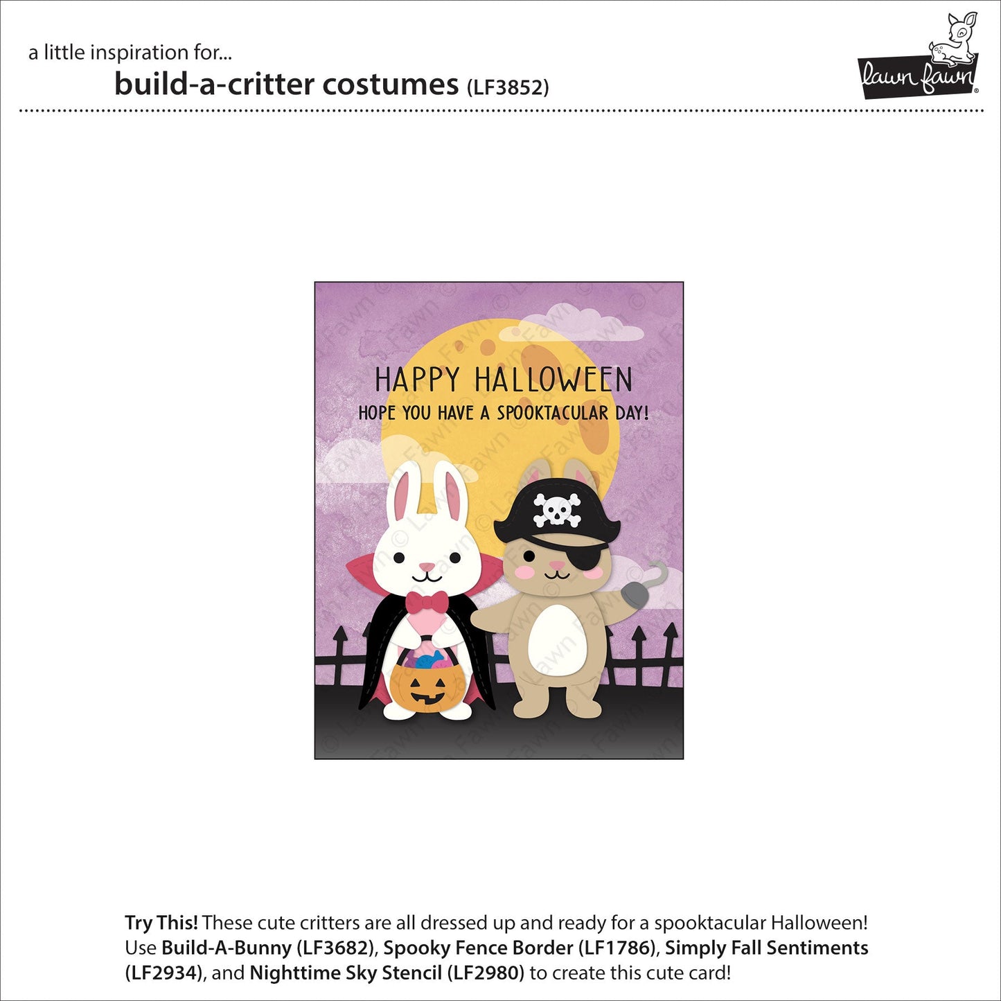 Lawn Fawn - Build-A-Critter Costumes