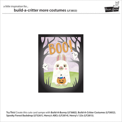 Lawn Fawn - Build-A-Critter More Costumes