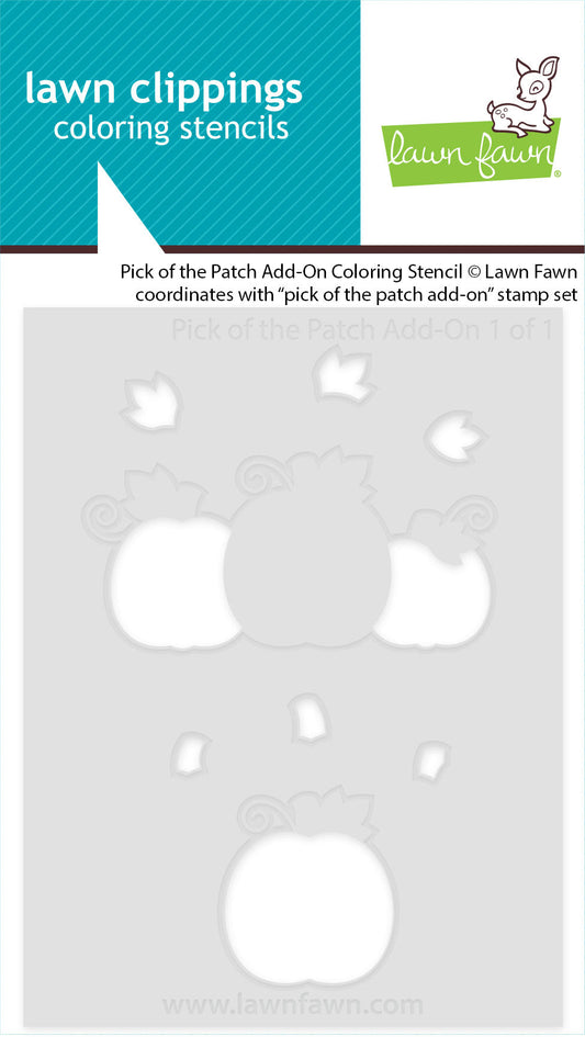 Lawn Fawn - Pick Of The Patch Add-On Coloring Stencil