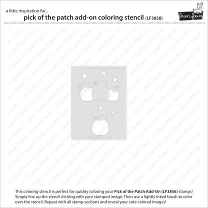 Lawn Fawn - Pick Of The Patch Add-On Coloring Stencil