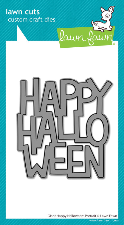 Lawn Fawn - Giant Happy Halloween: Portrait