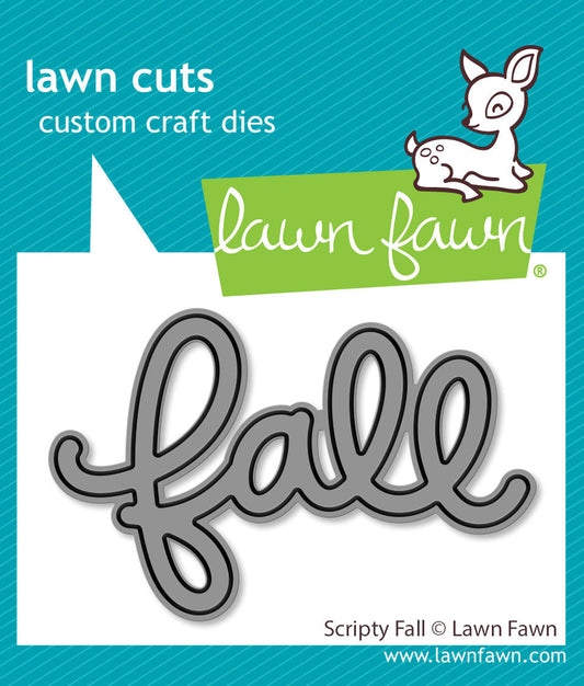Lawn Fawn - Scripty Fall