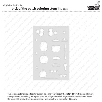 Lawn Fawn - Pick Of The Patch Coloring Stencil