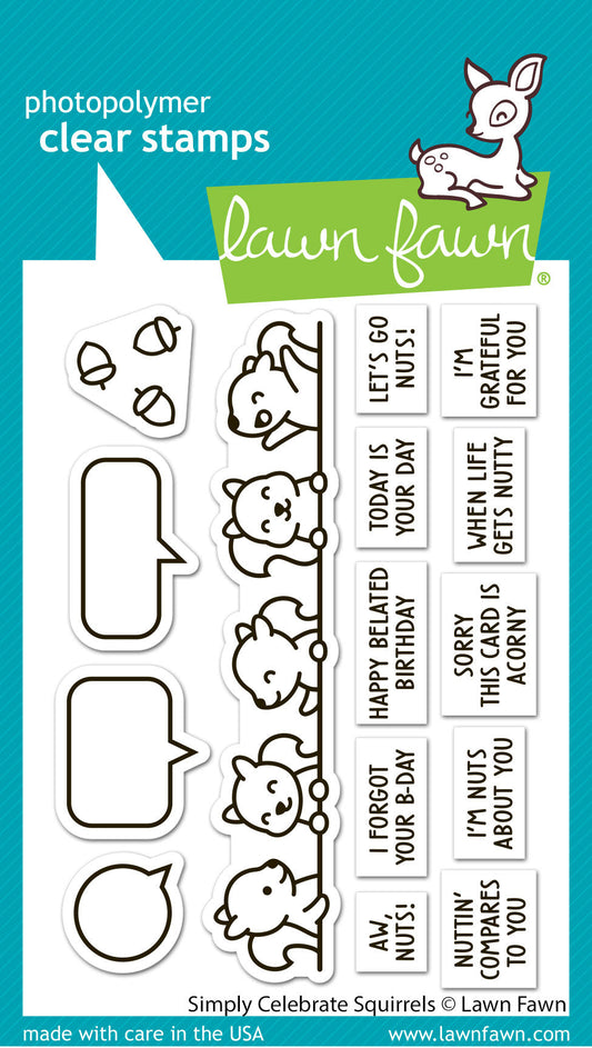 Lawn Fawn - Simply Celebrate Squirrels