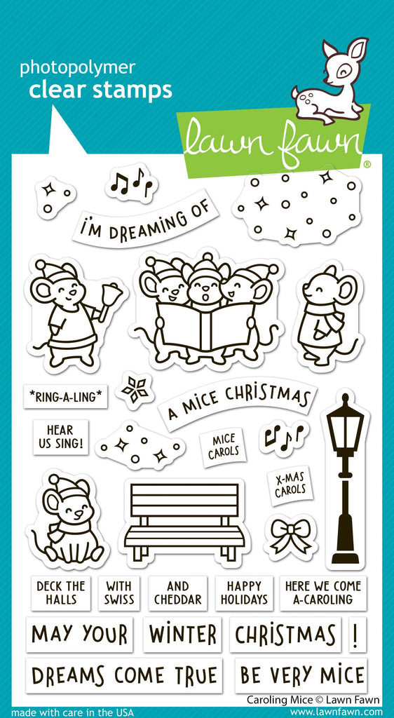 Lawn Fawn - Caroling Mice