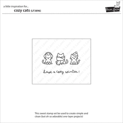 Lawn Fawn - Cozy Cats