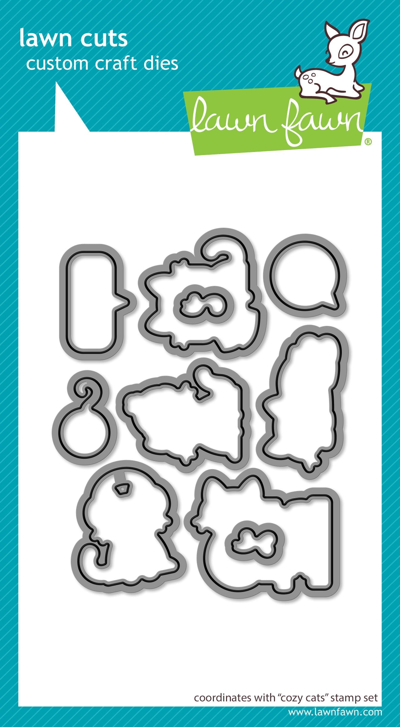 Lawn Fawn - Cozy Cats Lawn Cuts