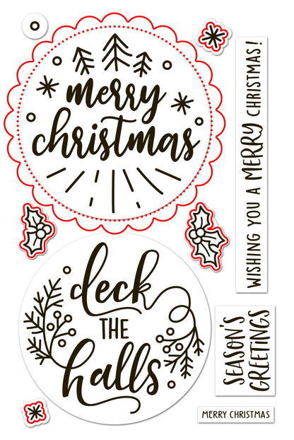 Lawn Fawn - Big Messages: Christmas Lawn Cuts