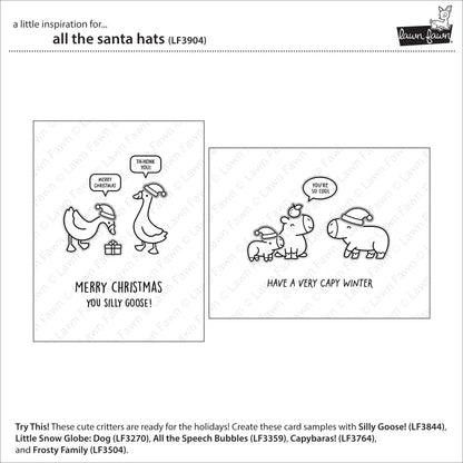Lawn Fawn - All The Santa Hats