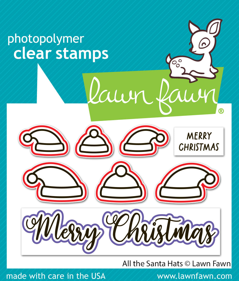 Lawn Fawn - All The Santa Hats Lawn Cuts