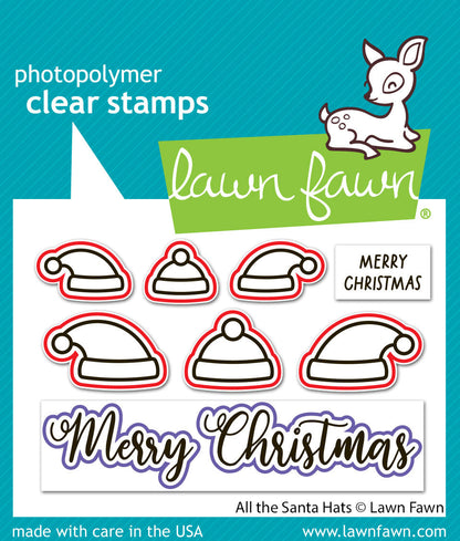 Lawn Fawn - All The Santa Hats Lawn Cuts